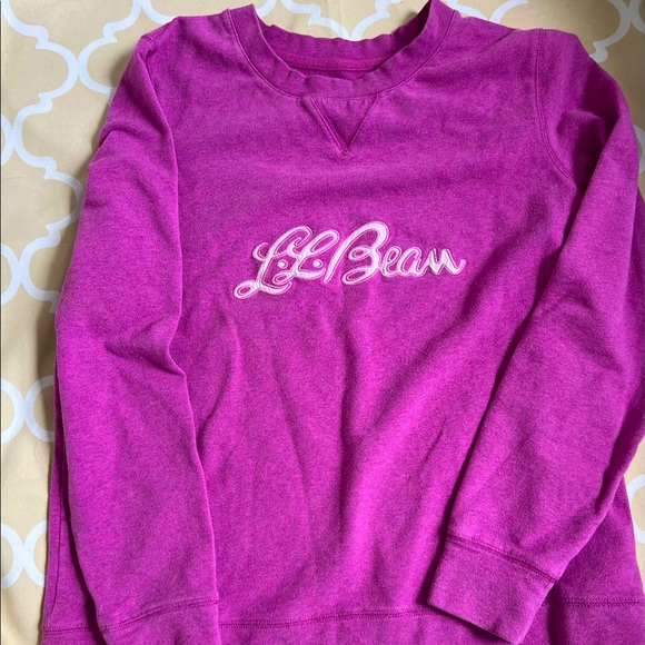 L.L. Bean Sweaters - LL Bean Crewneck Sweater Pink Size S Small Embroidered